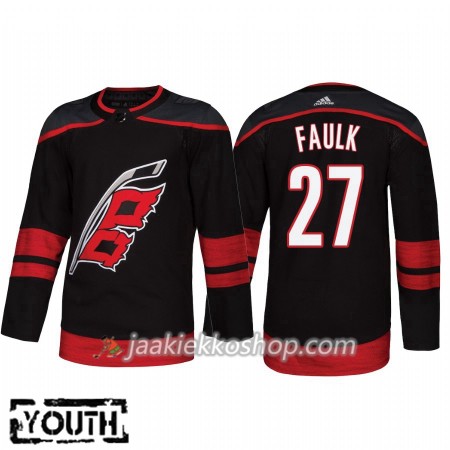 Lapsille NHL Carolina Hurricanes Pelipaita Justin Faulk 27 Adidas Alternate 2018-19 Authentic